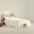 Terracota Nordisk Sateng Dynetrekk 300 Tråder For 120 200x200 Cm