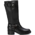 Xti for woman. 14299701-NEGRO Boots Black (39), Flat, Zip, Casual