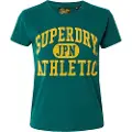 Superdry Varsity Flocked Fitted Kortarmet T-skjorte