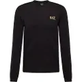EA7 for man. 8NPT28_PJVQZ Core Identity cotton long sleeve t-shirt black (4XL), Casual
