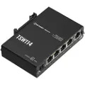 Teltonika TSW114 - Switch - ikke-styrt - 5 x 10/100/1000 - DIN-skinnemonterbar, veggmonterbar - Passive PoE