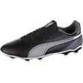 Puma KING MATCH FG/AG Football Boots Unisex, Shoes, Black/White/Cool Dark Gray, 46
