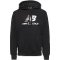 New Balance Essentials Stacked Logo French Terry Hetteskjorte