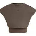 Adidas Power Boxy French Terry 3 Stripes 3/4-ermet T-skjorte