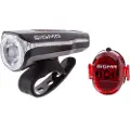 Sigma AURA 60 / Nugget Set Cykel lys LED (RGB) Batteridrevet Sort
