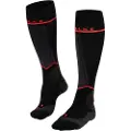 Falke SK Energizing Skisokker, Dame, Black/Neon Red
