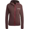 Adidas Organiser Techrock Reversible High-pile-fleece Fleecejakke Med Full Glidelås