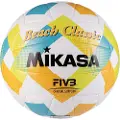 MIKASA Beachvolleyball Mikasa Beach Classic hvit-gul-blå BV543C-VXA-LG 5