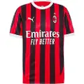 Puma Ac Milan 24/25 Hjem Kortarmet T-skjorte