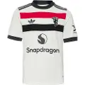 Adidas Manchester United 24/25 3 Stripes Junior T-skjorte Med Korte Ermer
