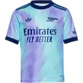 Adidas Arsenal Fc 24/25 3 Stripes Junior T-skjorte Med Korte Ermer