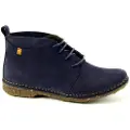 El naturalista for woman. 2N9741NF0005_0B0 Leather Ankle Boots N974 Angkor blue (38), 1 to 3 cm, Laces, Casual