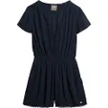 Superdry Beach Playsuit Kort Ermet Kort Kjole