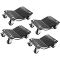 Vevor Bil Dolly Wheel Dekk Dolly 4 STK Heavy Duty Skate Auto Repair Dolly 6000LB