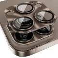 Mtp Products iPhone 16 Pro/16 Pro Max Hat Prince Full Cover Kamera Linse Beskytter - Brun