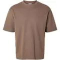 Selected Oscar Relax Fit Kortarmet T-skjorte