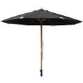 Cinas CinasParasoll Capri diameter 3 m polyesterSvartParasollerFra Homeroom