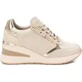 Xti for woman. 14307102-BEIGE Trainers 143071 beige (38), 5 to 8 cm, Laces, Zip, Casual