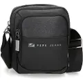 Pepe Jeans for man. 7125231 Jarvis shoulder bag black -15x19,5x6cm (OSFA), Casual, Polyester