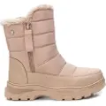 Xti Kids unisex for kids. 15061701-BEIGE Ankle boots 150617 beige (32), 3 to 5 cm, Laces, Casual, Imitation leather, children's fashion