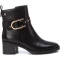 Carmela for woman. 16199902-NEGRO Leather Ankle Boots 161999 Black (40), 5 to 8 cm, Zip, Casual