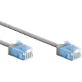 Goobay ultrafleksibel CAT6A-nettverkskabel 15 cm med supertynn design