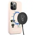 Karl Lagerfeld Klhmp13xsskci Iphone 13 Pro Max 6.7 Silicone Ikonik Karl&choupette Telefondeksel