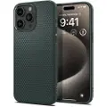 Spigen iPhone 16 Pro Max Spigen Liquid Air TPU-deksel - Mørkegrønn