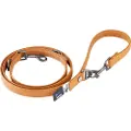 Curli Vegan Apple Leather Adjustable Leash Brown S