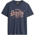 Superdry Metallic Vl Relaxed Kortarmet T-skjorte