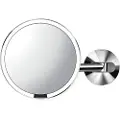 Simplehuman fastkoblet veggmontert sensor speil, polert