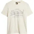Superdry Metallic Vl Relaxed Kortarmet T-skjorte