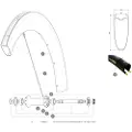 Mavic Comete Pro Carbon Sl T Forhjulsspeilene 12 Enheter