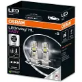 Osram H3 12v Pk22s Non-road Legal Ledriving Hl Easy 6000k Bil Lys 2 Enheter