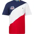Ralph Lauren for man. 710944673001 Classic Fit USA T-shirt blue, white, red (M), Casual, Cotton, Short sleeve