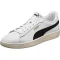 Puma Smash 3.0 L Sneakers, Shoes, White/Black/Gold, 40.5