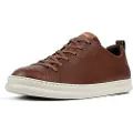 Camper for man. K100226-140 Runner Four brown leather trainers (39), Flat, 1 to 3 cm, Laces, Casual, Sustainable
