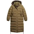 Superdry Faux Fur Longline Pufferjakke
