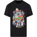 Mister tee Space Jam Teamwork Kortarmet T-skjorte