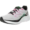 New Balance for woman. W680V8 Trainers Fresh Foam 680 v8 grey, pink (35), White, Flat, Laces, Casual, Sport