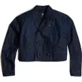 G-Star Cropped Peacoat Jakke