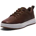 Timberland for man. TB0A5Z1S3581 Maple Grove Brown low top lace-up leather trainers (47.5), Flat, Laces, Casual, Sustainable