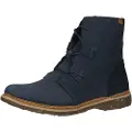 El naturalista for woman. 254701NF0005_0B0 Leather ankle boots N5470 Angkor navy blue (38), Flat, Laces, Casual