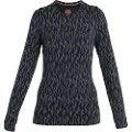 Icebreaker 260 Vertex Crewe Macro Forms Merino Langarmet Baselag