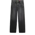 Superdry Mid Rise Wide Leg Jeans