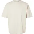 SELECTED MEN Oscar Relax Fit Kortarmet T-skjorte