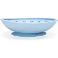 Beeztees silikon slikkematte skål - lyseblå: L 19 x B 19 x H 4,5 cm