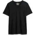 Superdry Raw Edge Slub V Kortarmet T-skjorte