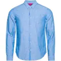 Superdry Studios Linen Bd Skjorte Med Lange Ermer