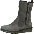 El naturalista for woman. 256331R30005_039 Leather boots N5633 Silk Suede grey (42), Flat, Zip, Casual